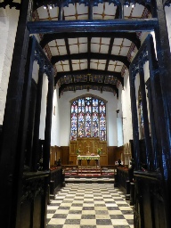 Aisle in St Mary's Church. 