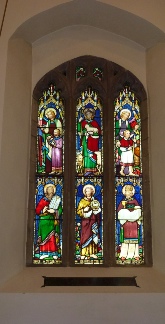 Stained glass in Egglesfield.