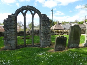 The ruins of old church in Middleton in Teesdale.