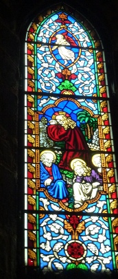 Stained glass in Houghton le Spring church.  