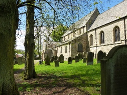 The churchyard in Middleton.