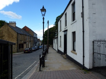 Street near the church in Houghton le Spring.