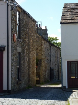 Lane in Middleton in Teesdale.